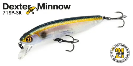Воблер Pontoon21 Dexter Minnow 93SP-SR, 93 мм., 13.5 гр., 0.8-1.5м.
