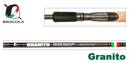 Фидер BRISCOLA GRANITO, Medium, 427см., 4 ч., Tip: 28гр., 56гр., 84гр.
