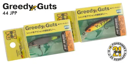 Воблер PONTOON 21, Greedy-Guts 44F-SR, 44мм, 2.10 гр., 0.3-0.6 м.