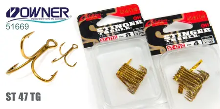 Тройной крючок OWNER ST-47TG