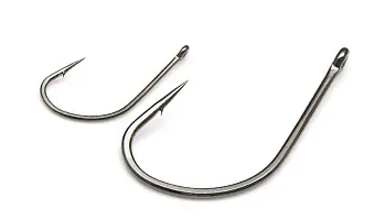 Одинарный крючок OWNER, 53853, колечко, черный BC