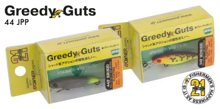 Воблер PONTOON 21, Greedy-Guts 44F-SR, 44мм, 2.10 гр., 0.3-0.6 м.