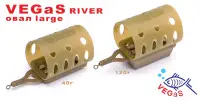Фидерная кормушка VEGaS river "овал" large, 100 гр.   (10)  № 38