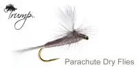 Мухи TRUMP, DRY FLY, Parachute Black Ant