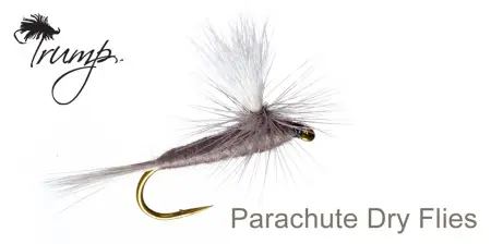 Мухи TRUMP, DRY FLY, Parachute Hare's Ear