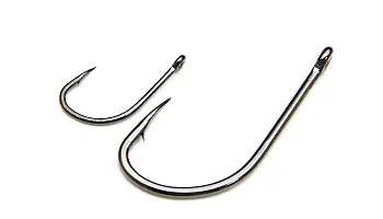 Одинарный крючок OWNER, 5170, колечко, черный BC