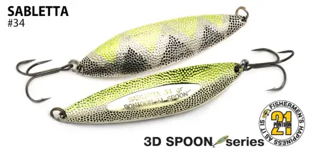 Блесна колебл. Pontoon21 SABLETTA, 78мм, 30.0 гр.