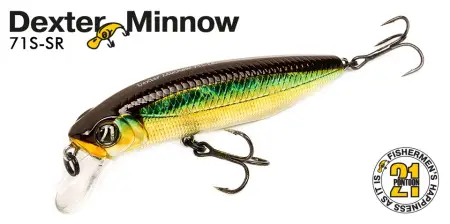 Воблер Pontoon21 Dexter Minnow 93SP-SR, 93 мм., 13.5 гр., 0.8-1.5м.